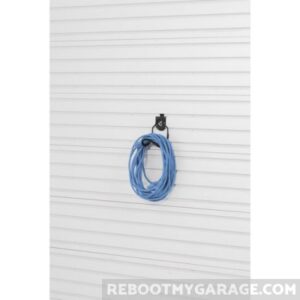 The Cradle Hook holds up to 25 lb. of cord or hose.