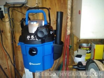 Unboxing My New VacMaster Wall-Mounted, Wet-Dry Garage Vac 14 VacMaster VWM510 Installation: Nice accessory storage