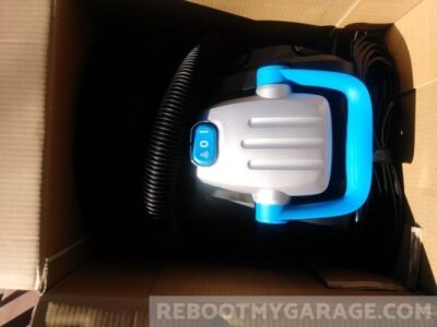 Unboxing My New VacMaster Wall-Mounted, Wet-Dry Garage Vac 28 VacMaster VWM510 unboxing the motor