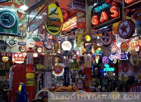 Gas Neon Sign