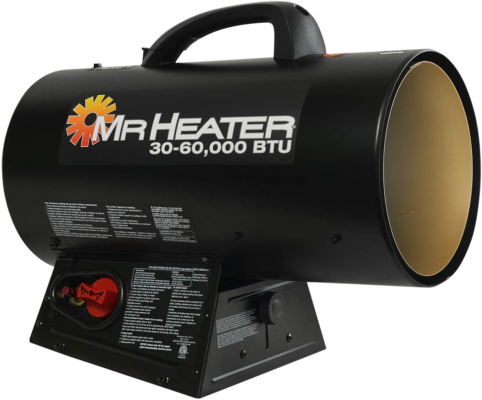 Mr. Heater MH60QFAV 60,000 BTU Portable Propane Forced Air Heater
