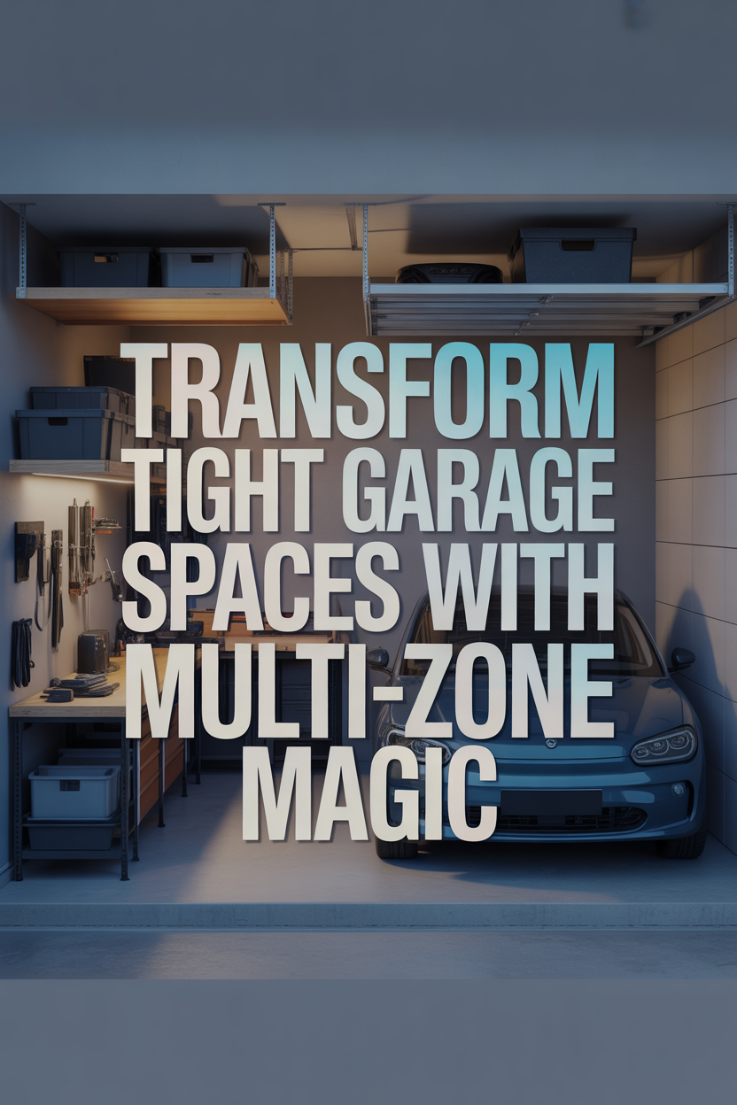 10 Genius Close-In Garage Ideas That Transform Cramped Chaos into Organized Oasis 8 Creating Multi-Functional Zones