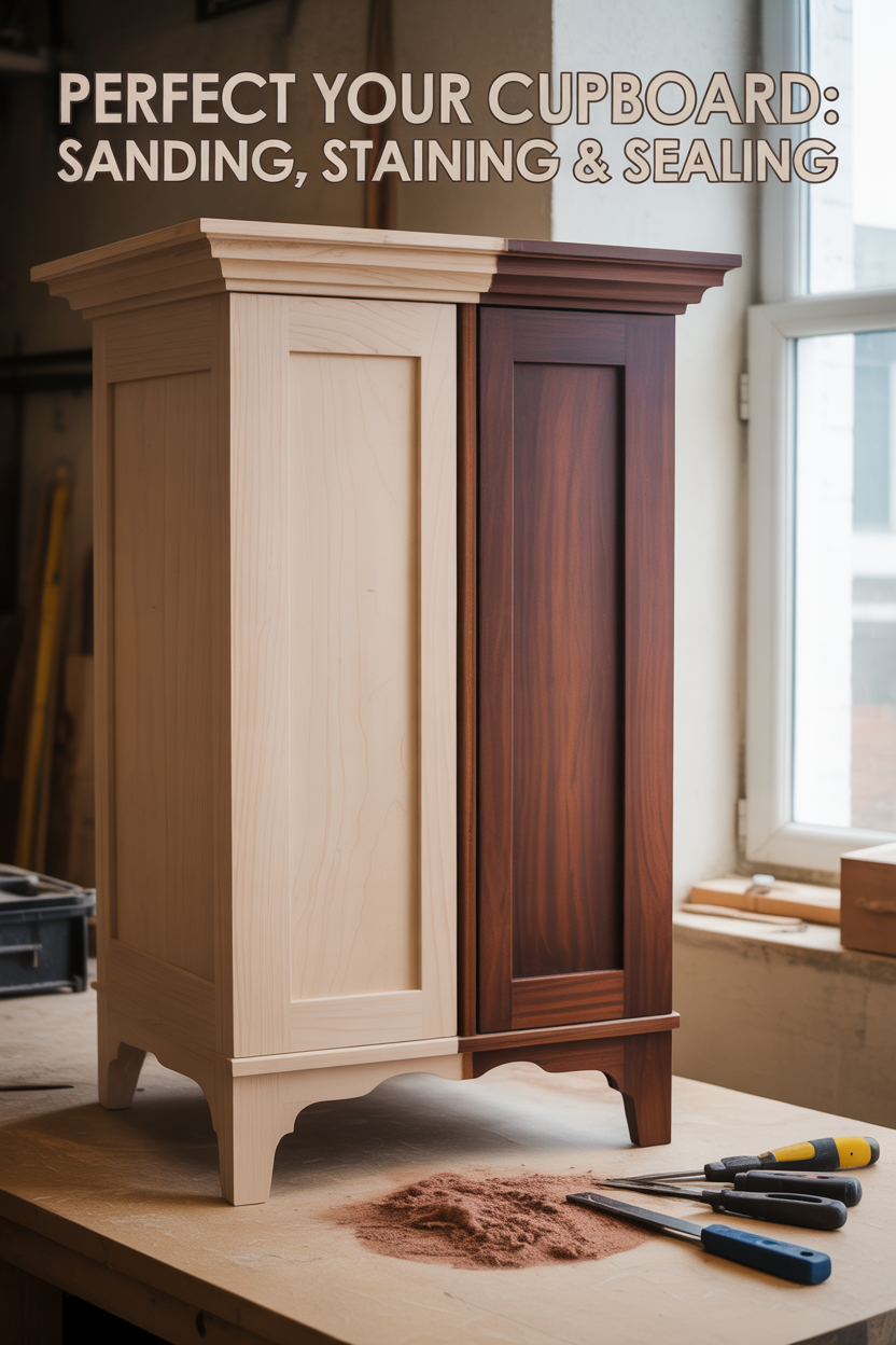 Finishing Touches: Sanding, Staining, and Painting