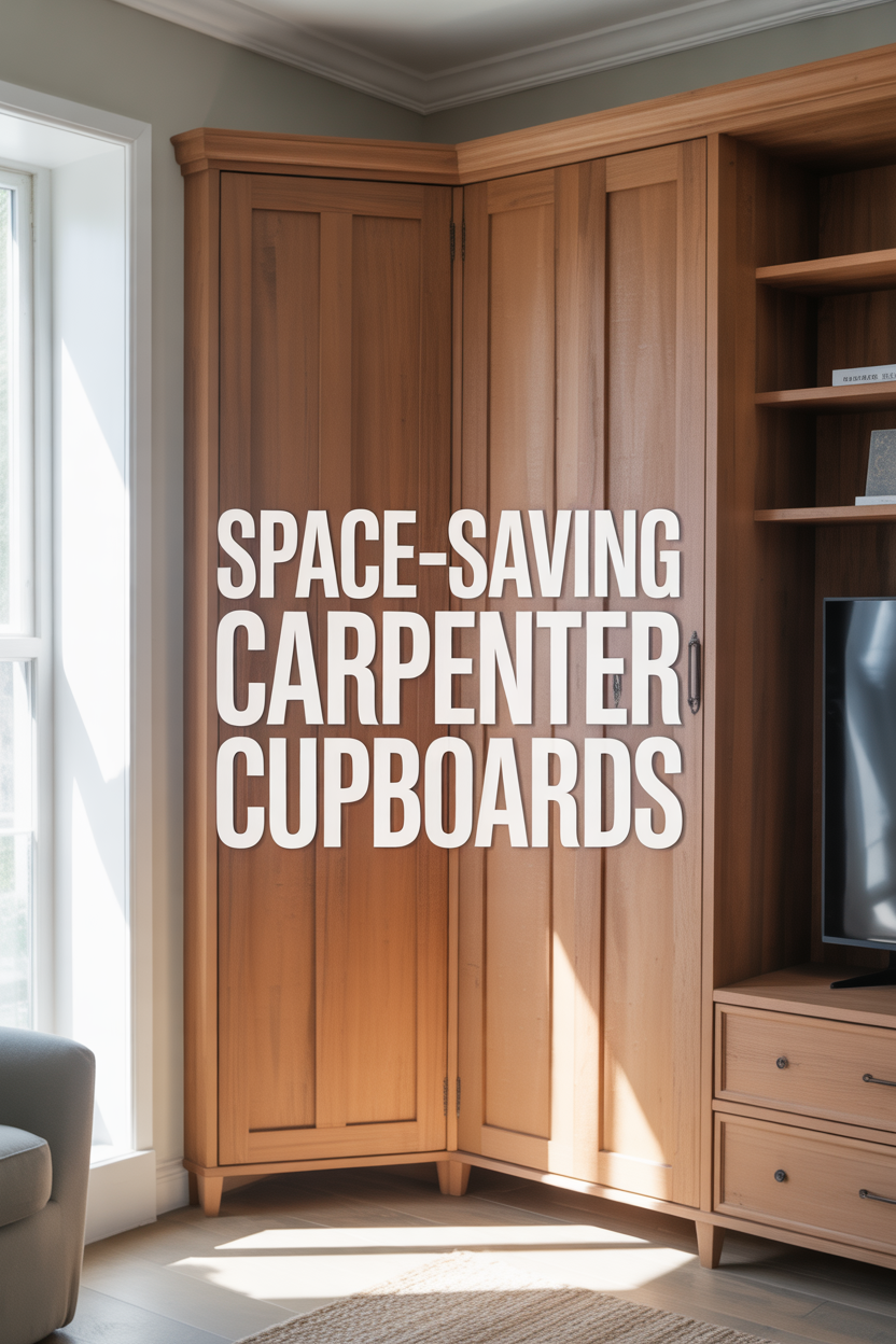 Space-Saving Carpenter Cupboard Designs for Small Homes