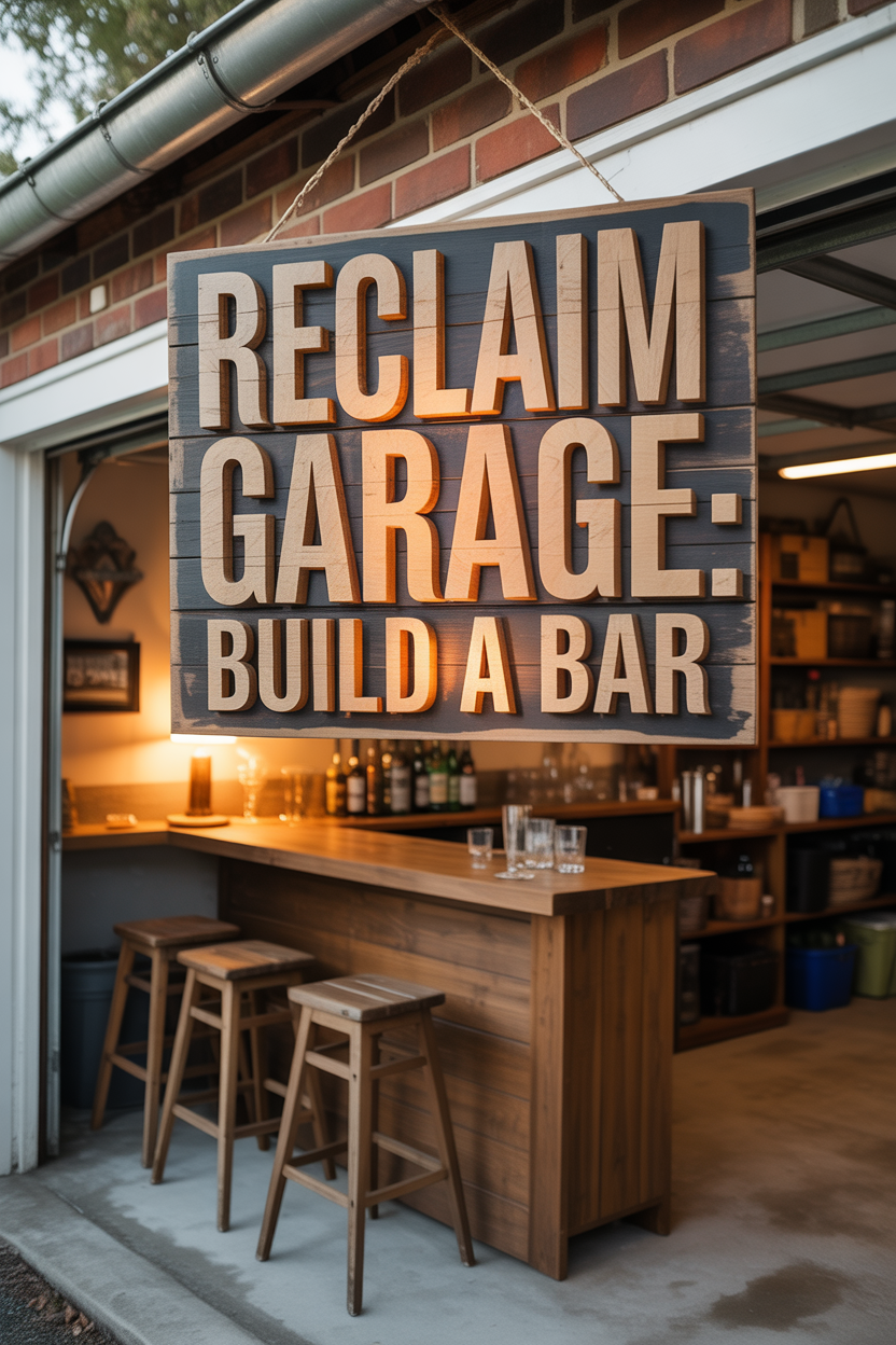 Why Adding a DIY Garage Bar Makes Sense