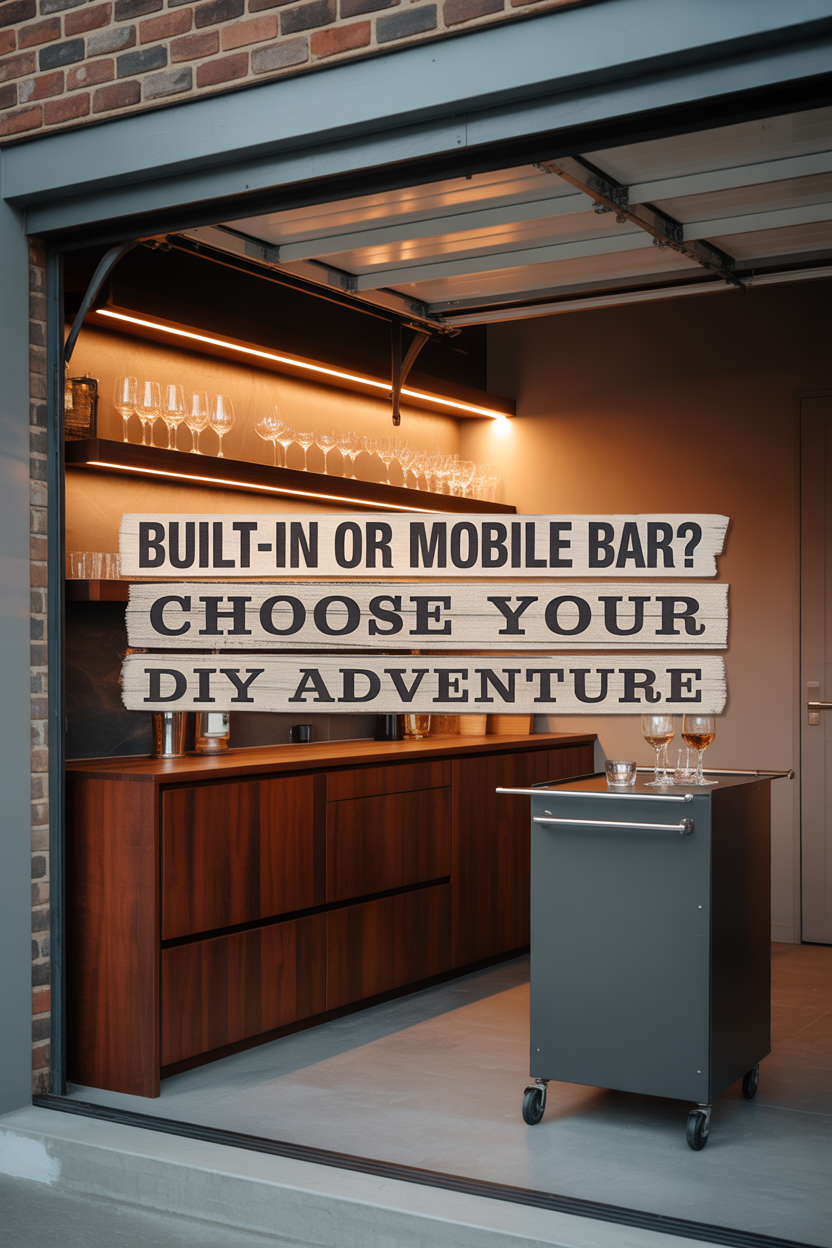 Bar Design Options: Built-In vs. Mobile