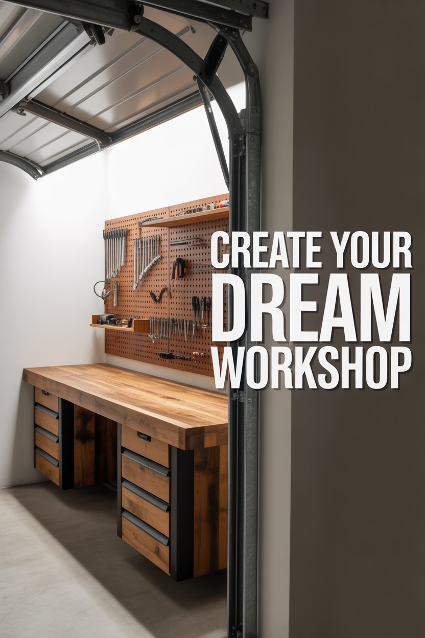 From Cluttered Nightmare to Organized Dream: 9 Garage Storage Hacks You Can DIY This Weekend 9 Creating Custom Workbench Areas