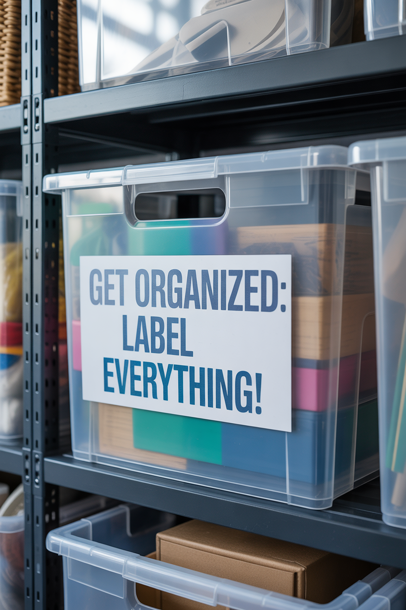 From Cluttered Nightmare to Organized Dream: 9 Garage Storage Hacks You Can DIY This Weekend 10 The Power of Labeling Everything