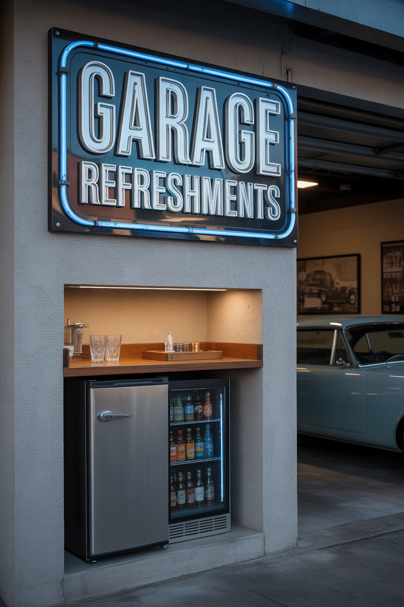 Refreshment Area Ideas That Save Space