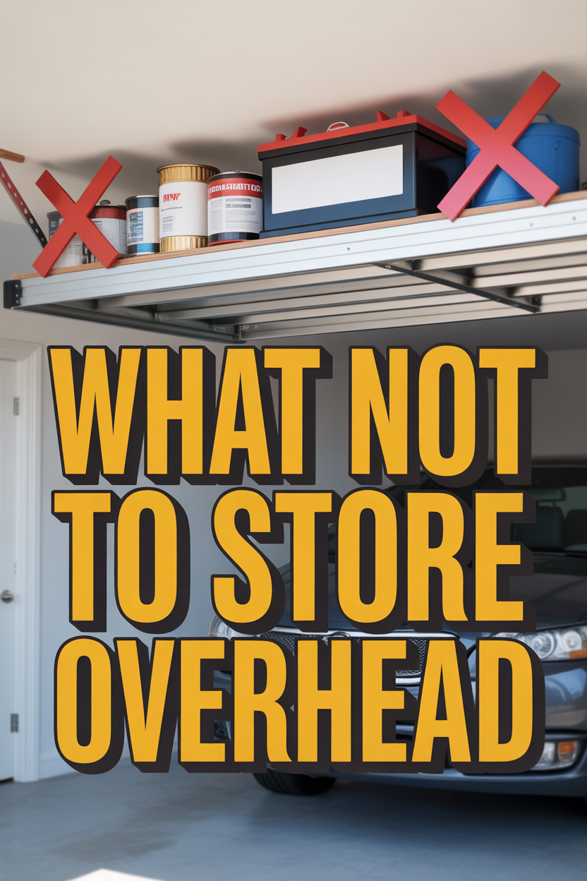 Look Up, Not Out: Reclaim Your Garage with Overhead Storage Platforms 12 Items to Keep Off Your Overhead Platform