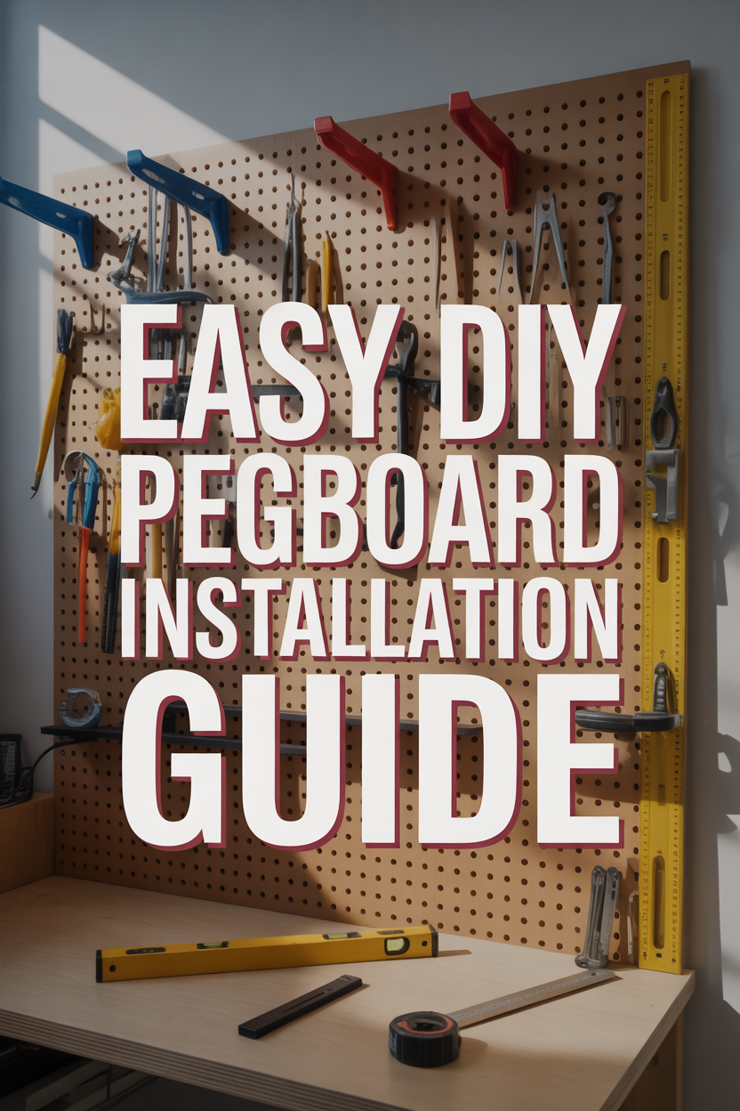 Maximize Your Space: Pegboard Strategies for Small Garages