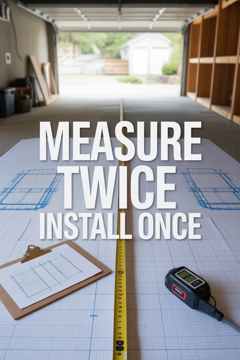 Measuring Your Garage for Optimal Cabinet Configuration