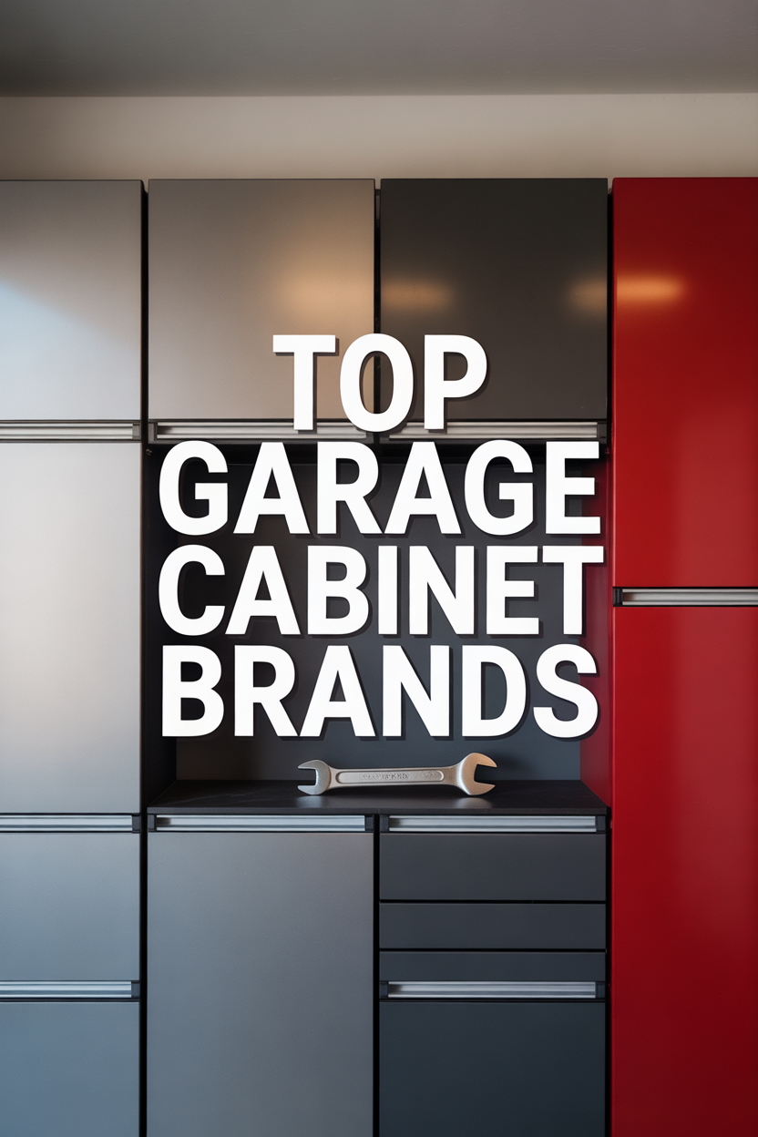 Top Modular Garage Cabinet Brands Worth Considering