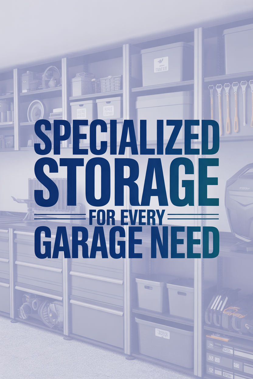 Specialized Storage Solutions for Different Items