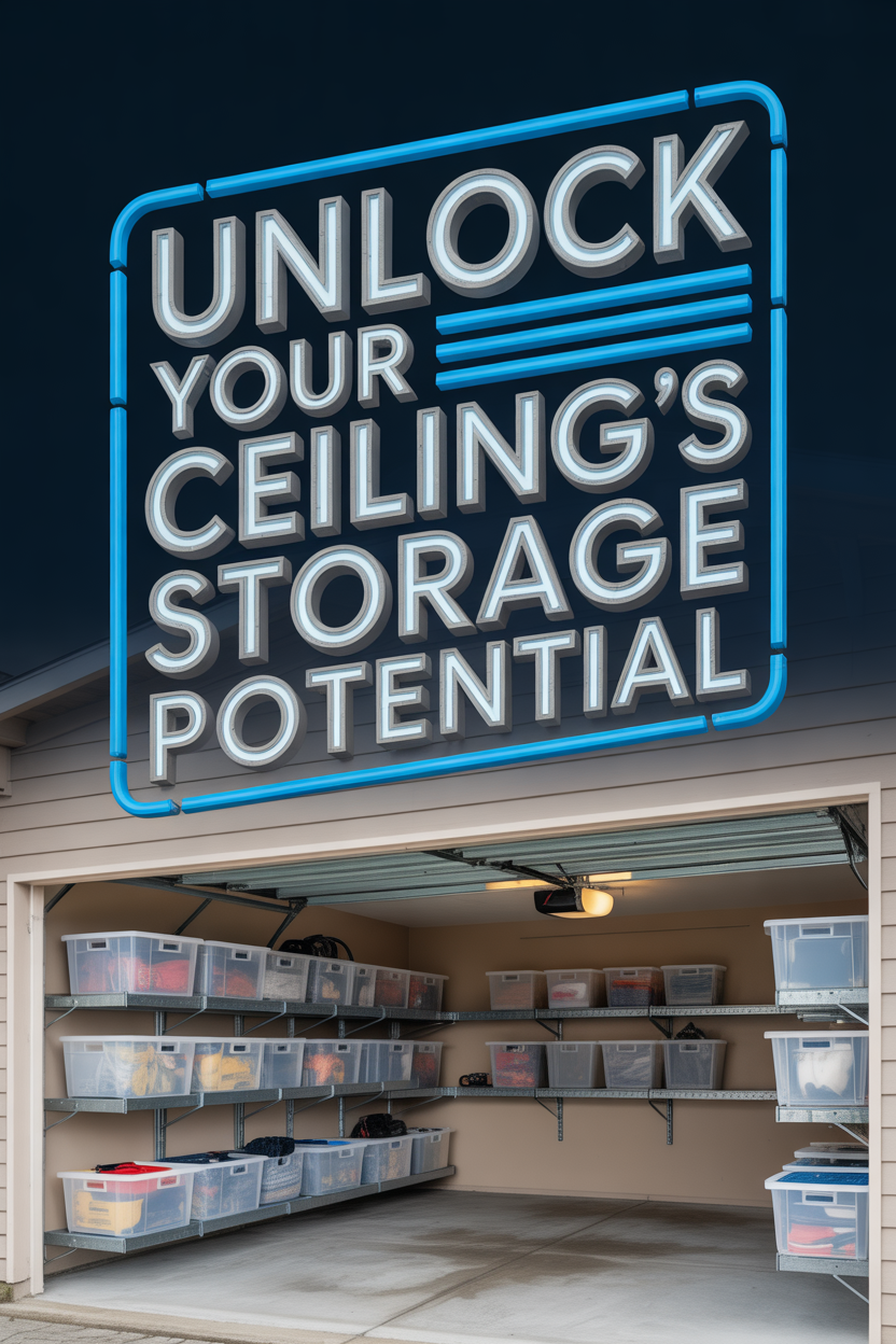 Why DIY Overhead Garage Storage Makes Sense