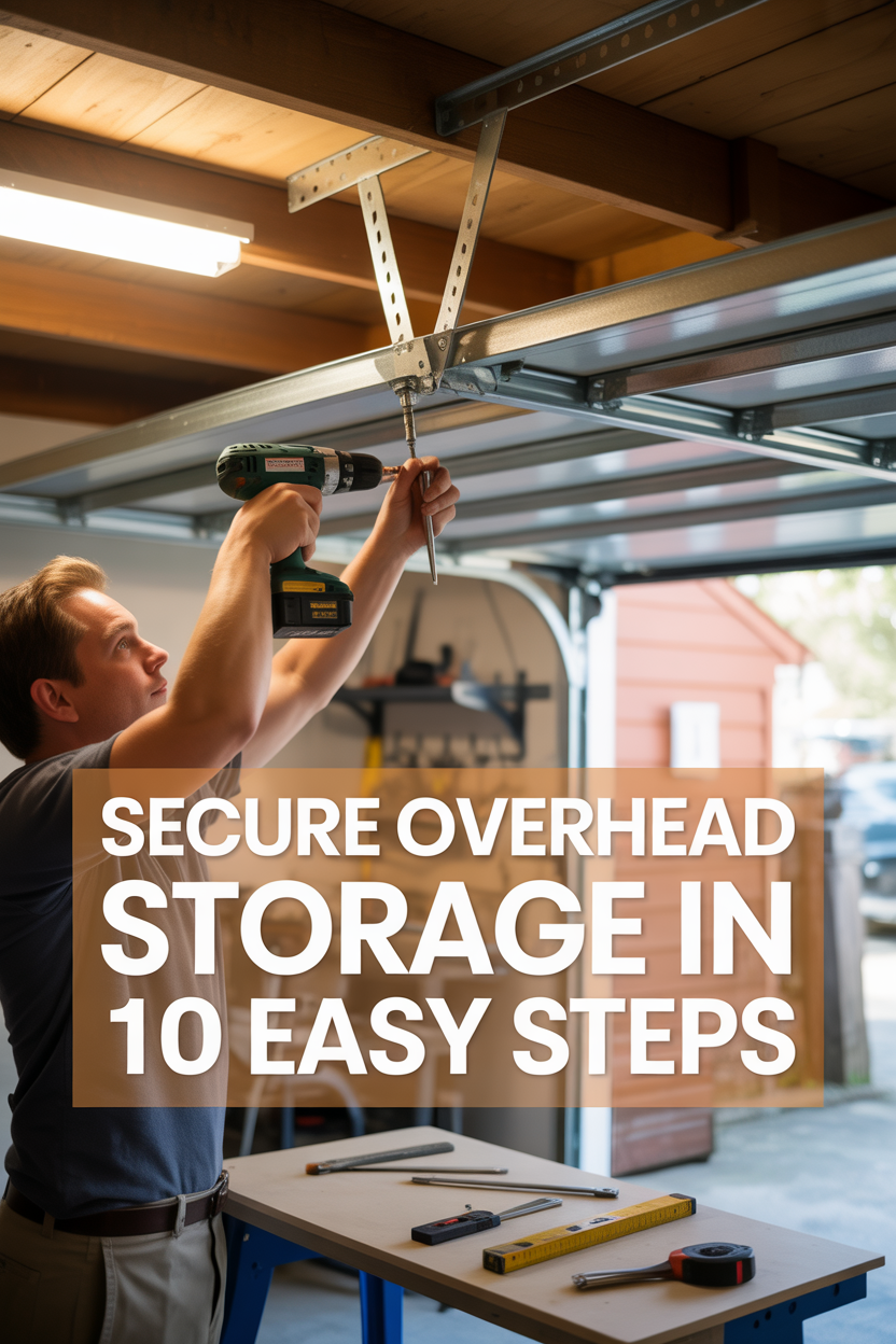 Installing Ceiling-Mounted Storage Racks