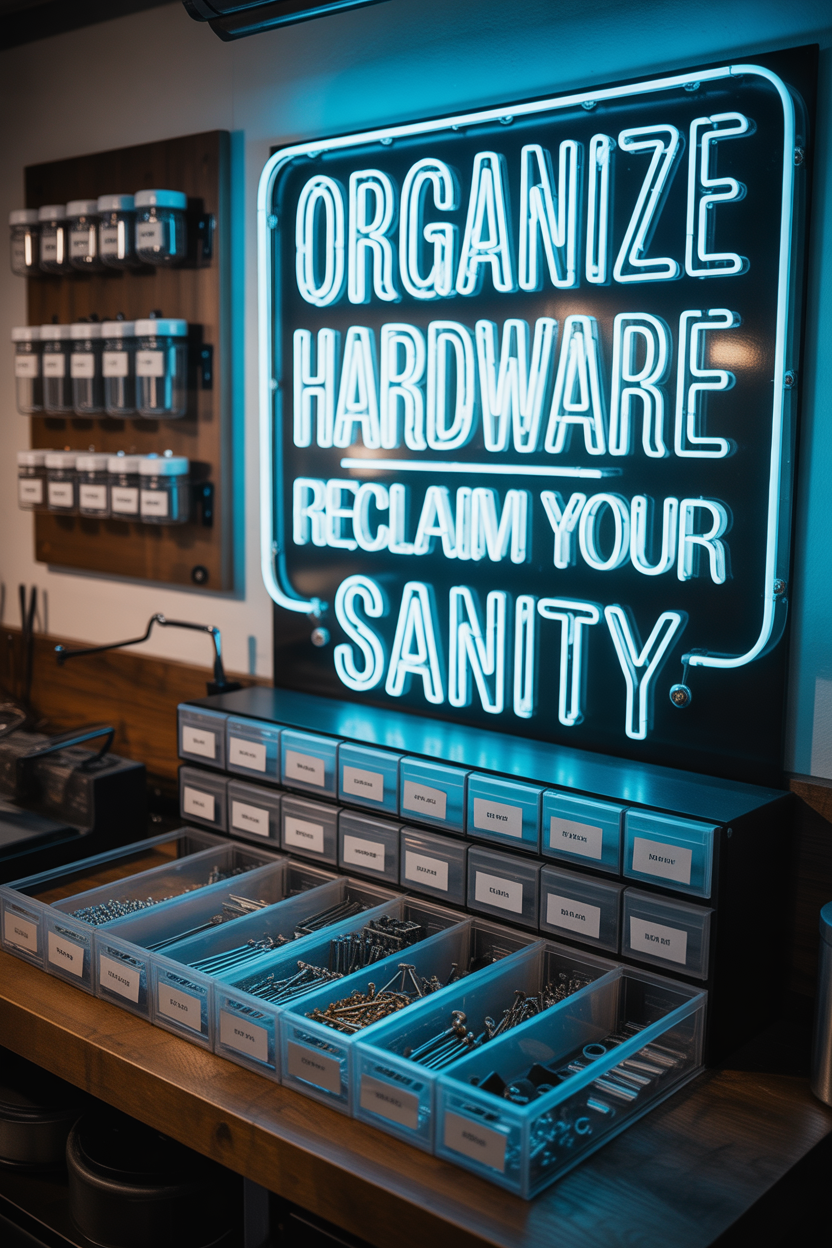 Transform Your Workshop Chaos: Smart Carpenter Storage Solutions That Actually Work 13 Hardware Organization Systems