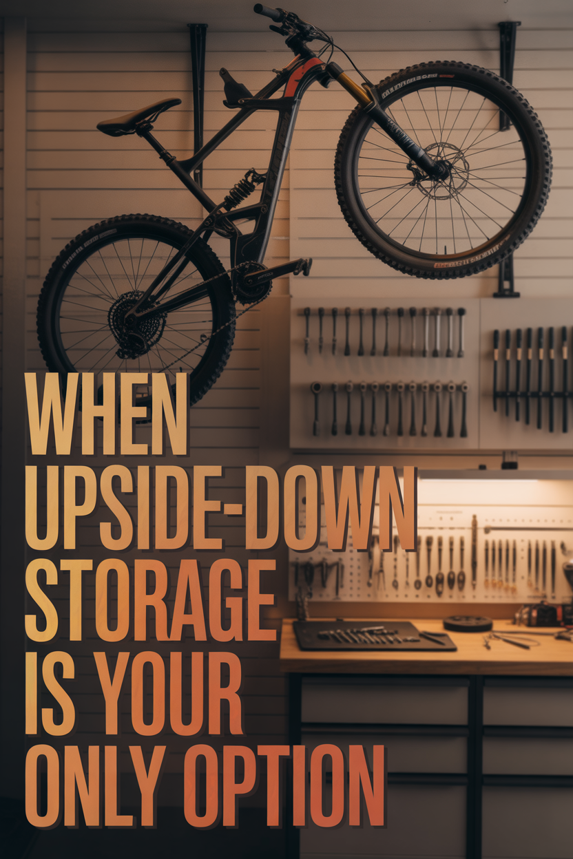 Storing Your Mountain Bike Upside Down: Smart Space-Saver or Component Killer? 13 Preparing Bikes for Unavoidable Inverted Storage