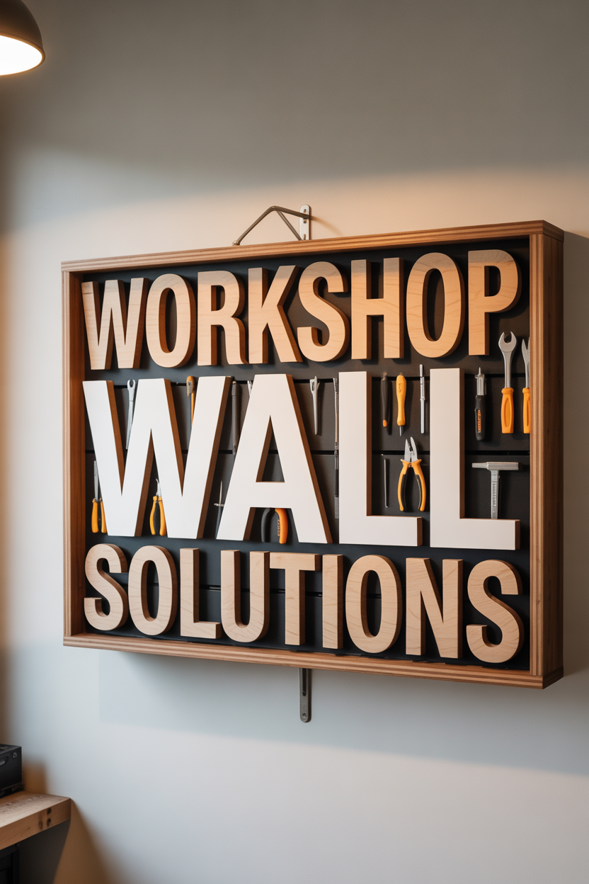 Wall-Mounted Tool Cabinet Alternative