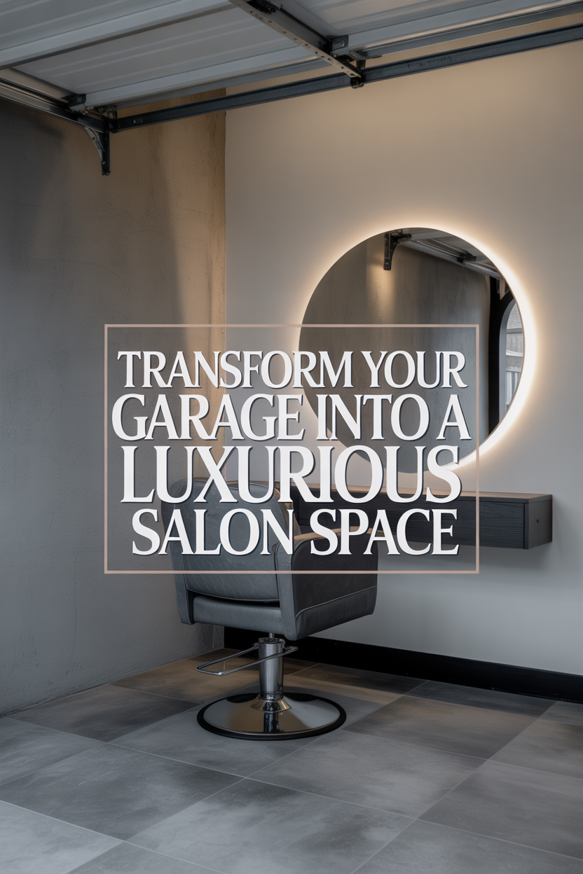 Transform Your Garage Into a Salon: 10 Stunning Ideas 2 Creative Garage Salon Ideas to Transform Your Space in 2025