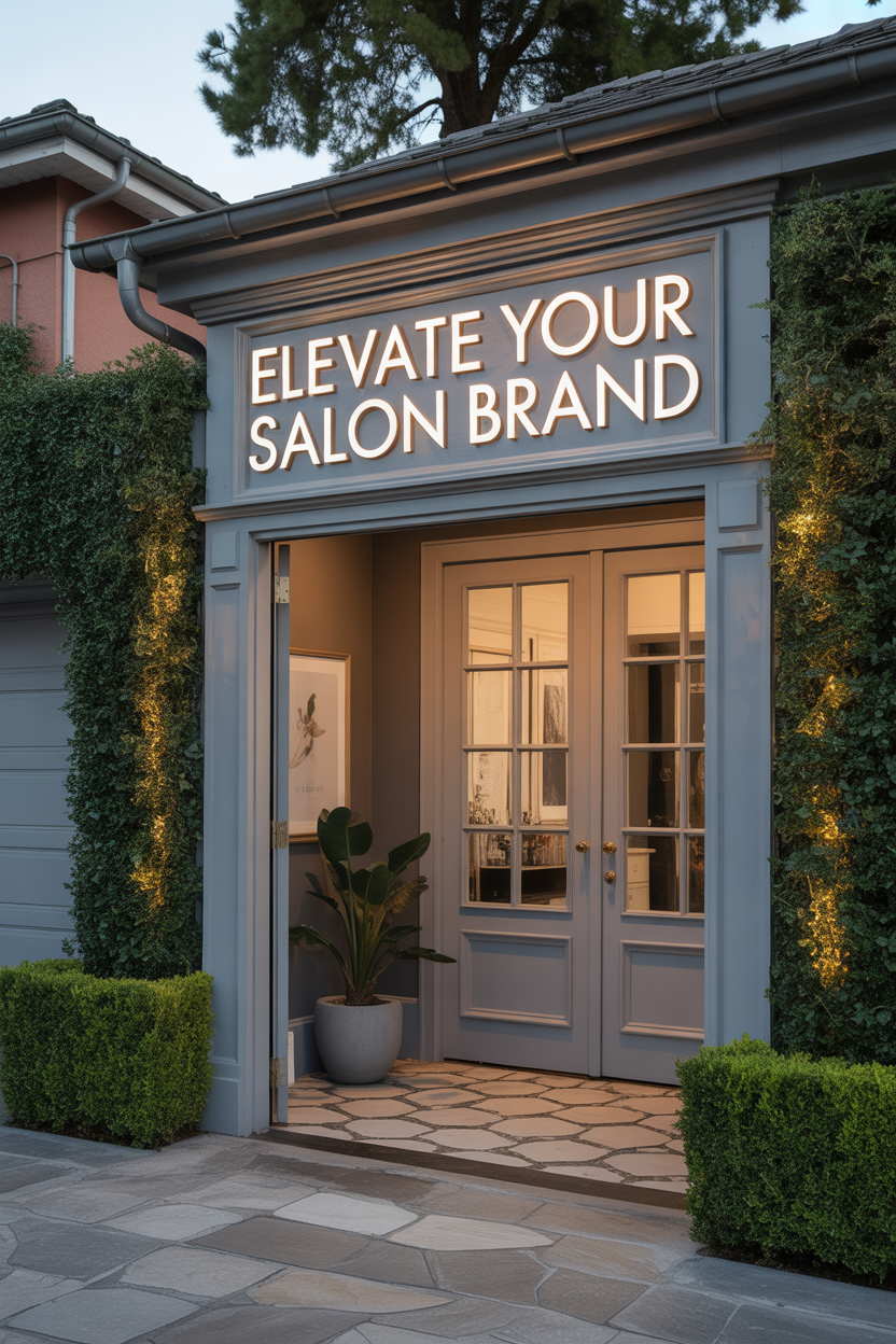 Transform Your Garage Into a Salon: 10 Stunning Ideas 14 Branding Your Garage Salon