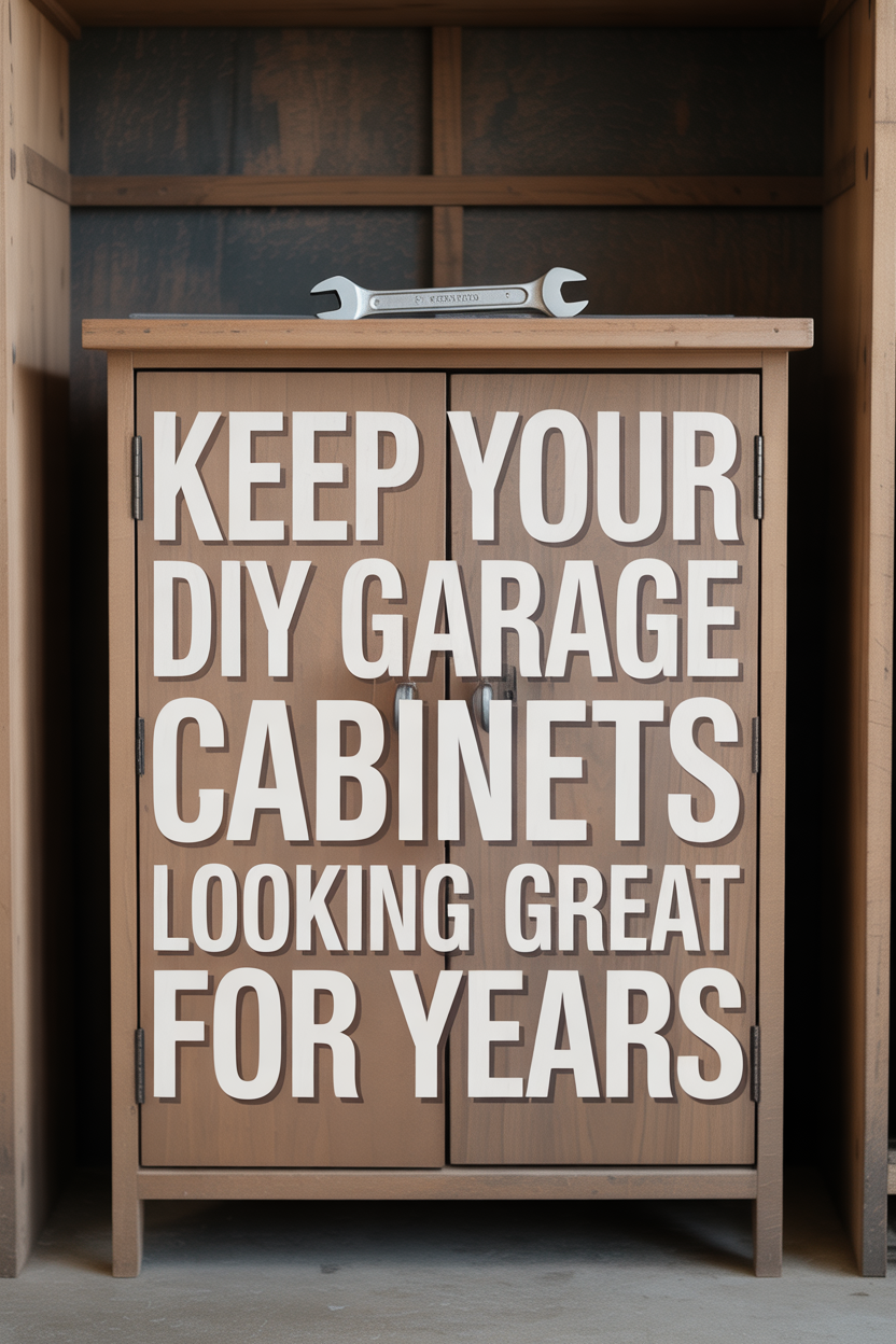 Transform Your Garage: Simple 2×4 Cabinet Build That Actually Works 12 How to Secure Cabinet Mounting to Garage Walls