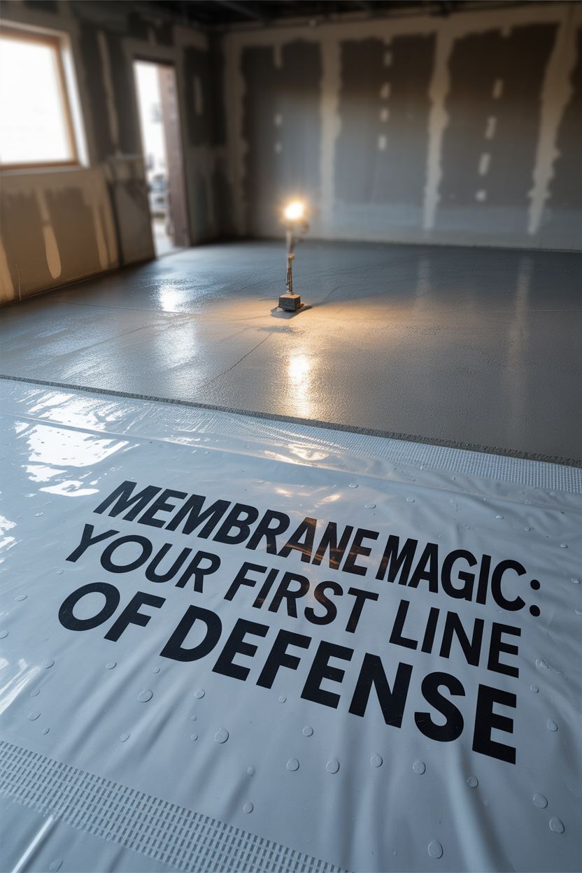 Building a New Garage? Why an Under-Slab Membrane is Essential