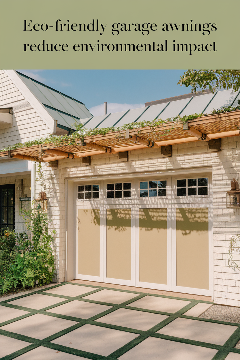 How to Choose the Perfect Garage Awning for Your Home 9 Eco-Chic Exteriors with Sustainable Materials