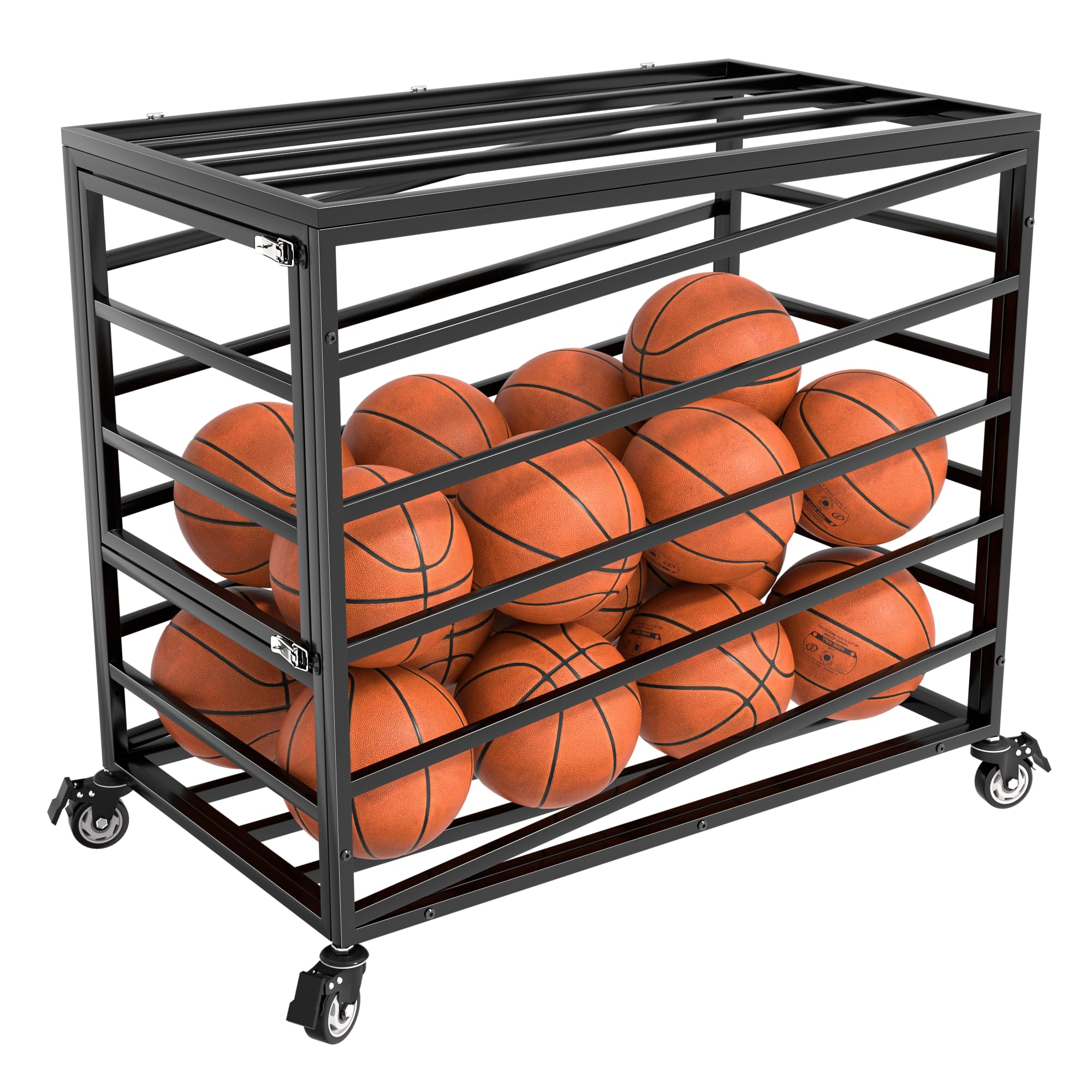 The Best Basketball Storage Near the Garage 24 Chooga Ball Cart