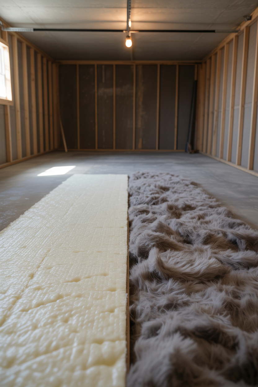 The Great Garage Insulation Debate: Batt vs. Rigid Foam