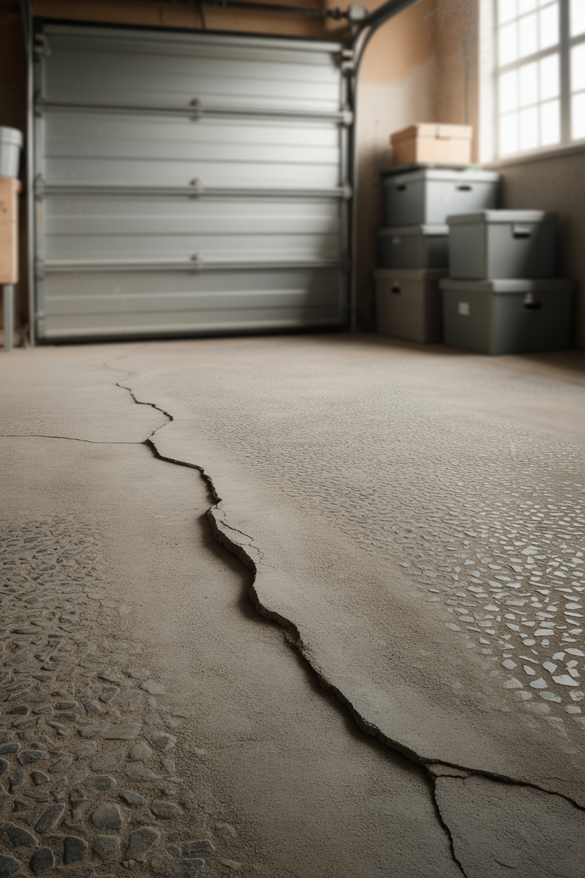 Why Does My Garage Floor Have Cracks?