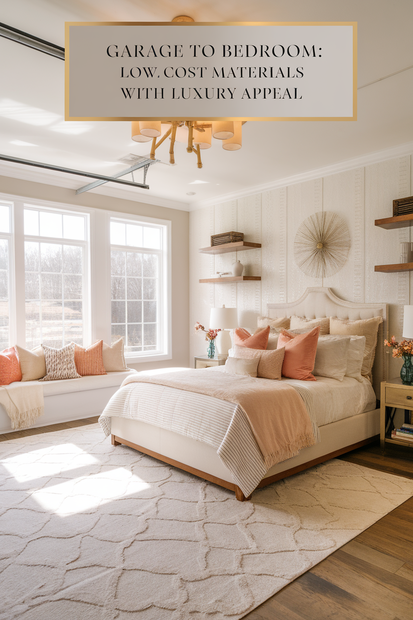 How to Turn Your Garage into a Stunning Bedroom Retreat 4 Get a High-End Look on a Smart Budget