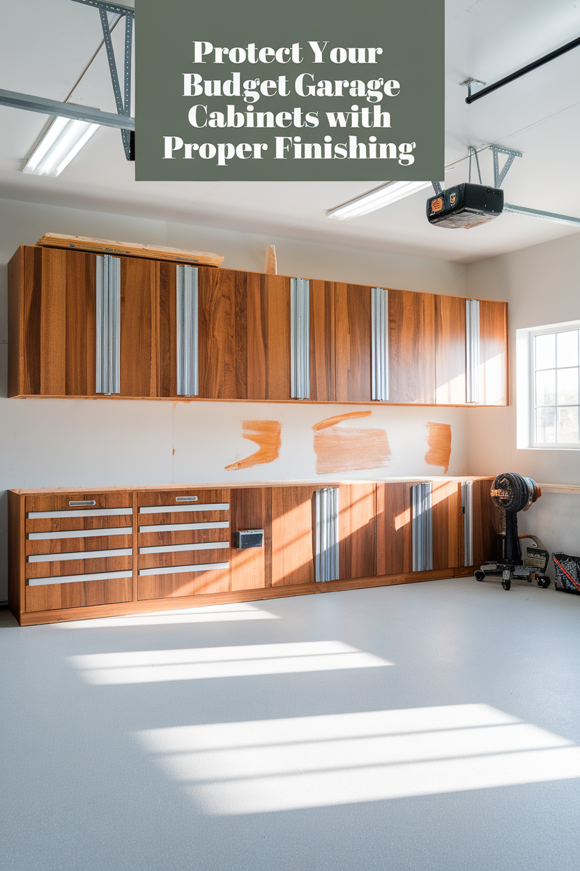 How to Build Budget-Friendly Garage Cabinets for Ultimate Organization 10 Step 7: Protect Your Cabinets with a Pro-Grade Finish