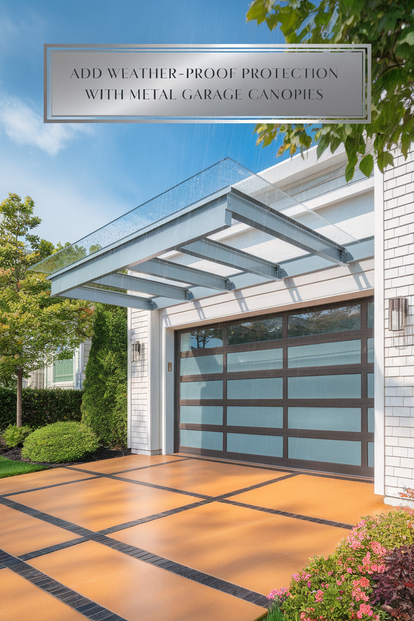 How to Choose the Perfect Garage Awning for Your Home 5 Ultimate Weather-Proof Protection: Metal Canopies