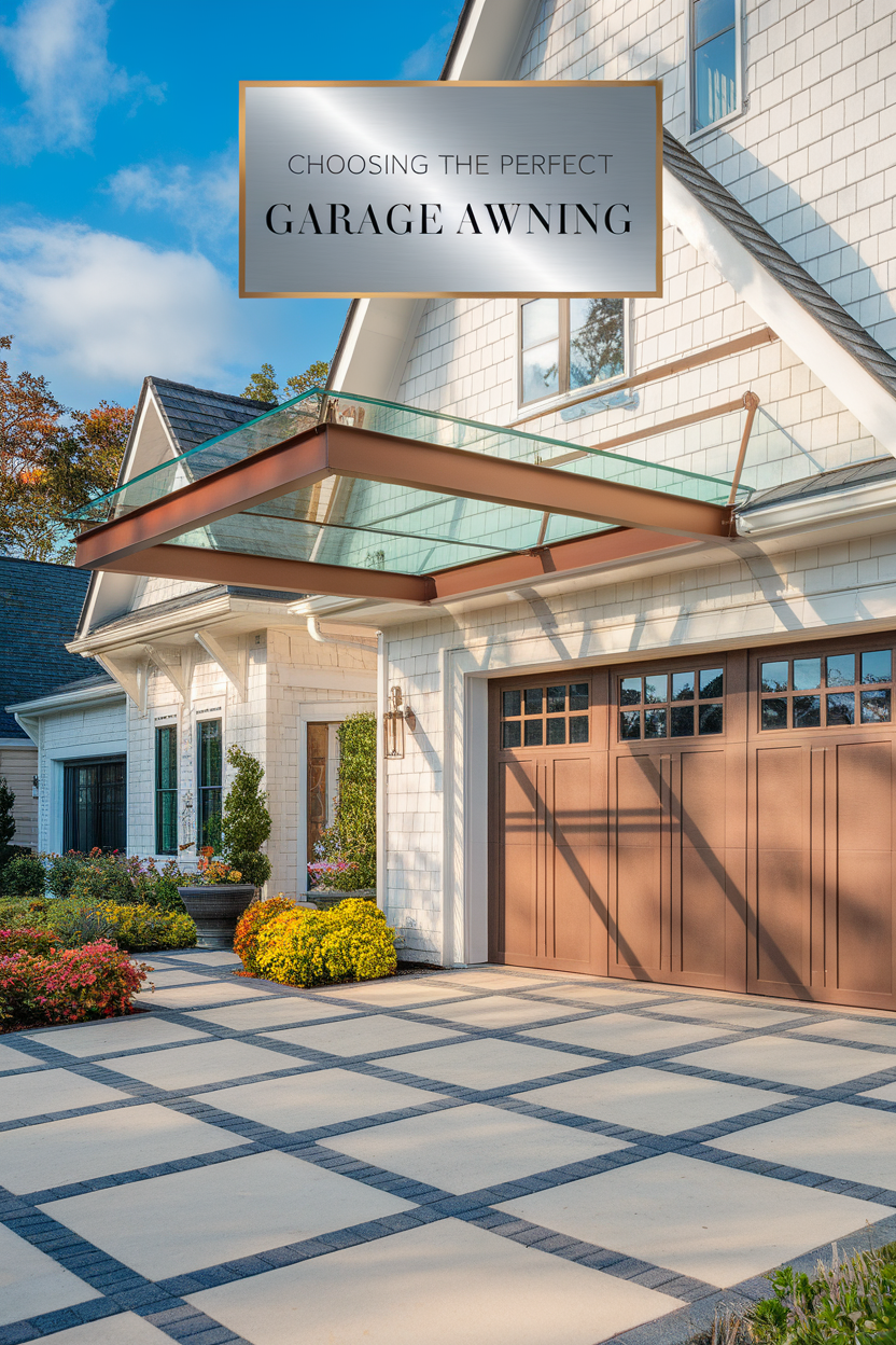 How to Choose the Perfect Garage Awning for Your Home 3 What Awning Style is Right for Your Garage?