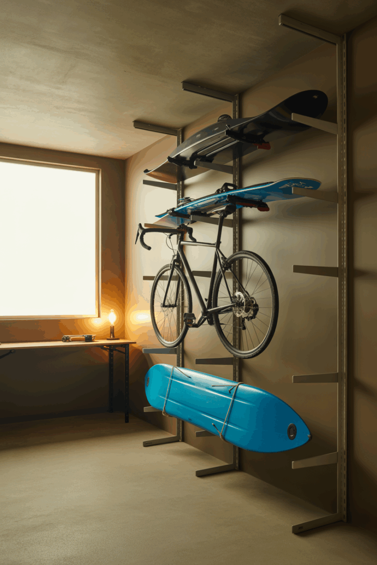 Elegant Ways to Store Awkward Bicycles, Snowboards, Skis, Kayaks ...