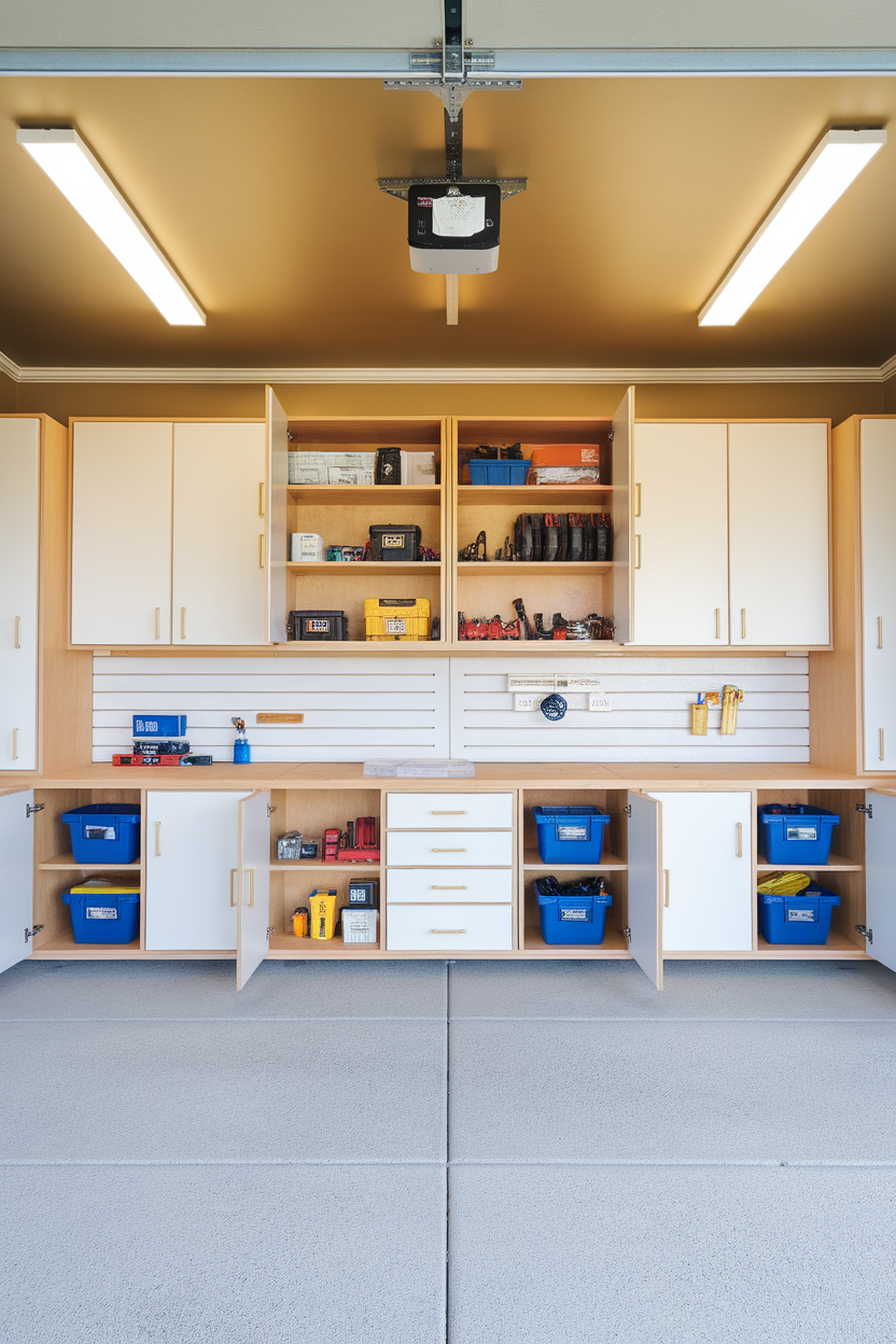 How to Build Budget-Friendly Garage Cabinets for Ultimate Organization 6 Step 3: Go Vertical to Maximize Wall Storage