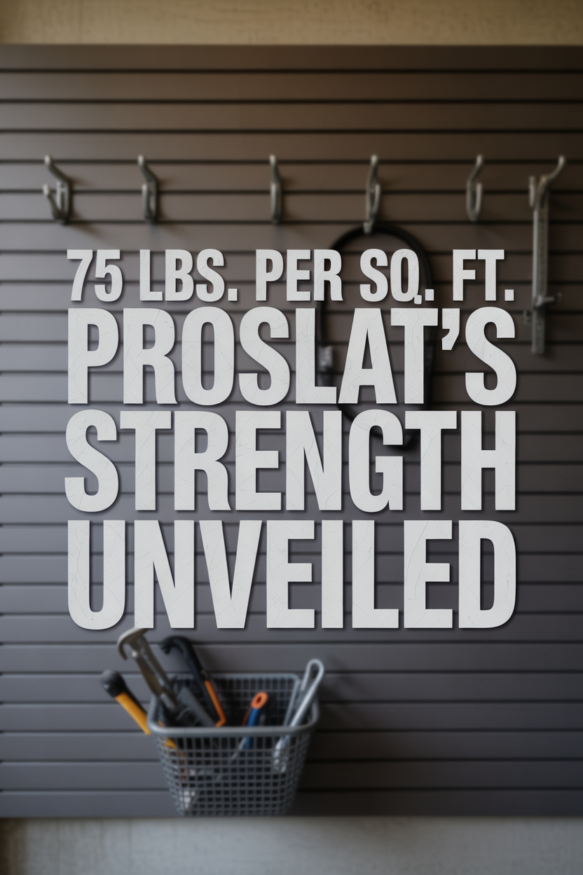 How Much Weight Can a Proslat Wall Hold?