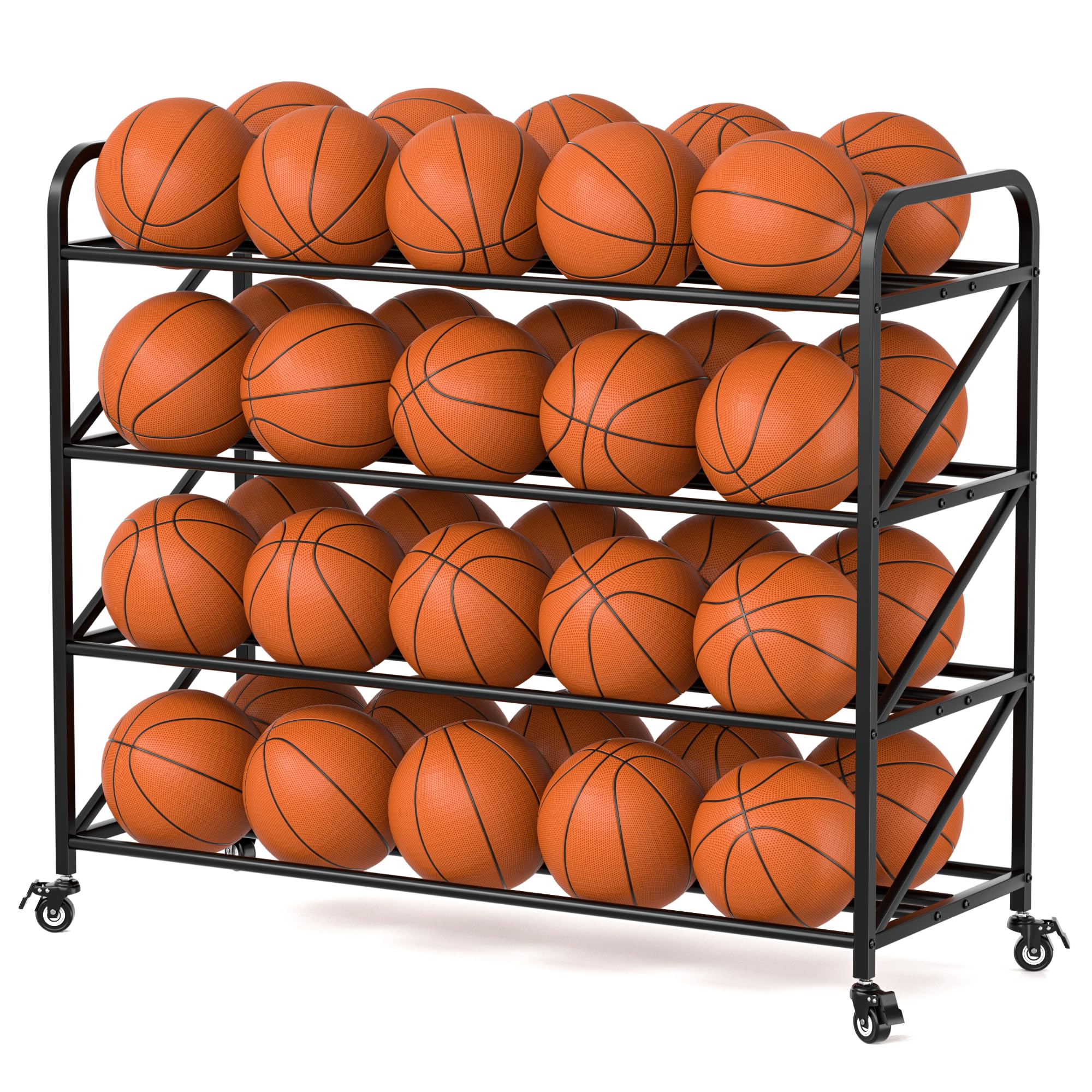 The Best Basketball Storage Near the Garage 26 Chooga Basketball Rack
