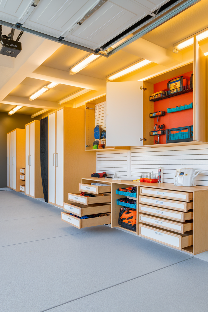 How to Build Budget-Friendly Garage Cabinets for Ultimate Organization 7 Step 4: Tailor Cabinet Depths for Customized Storage