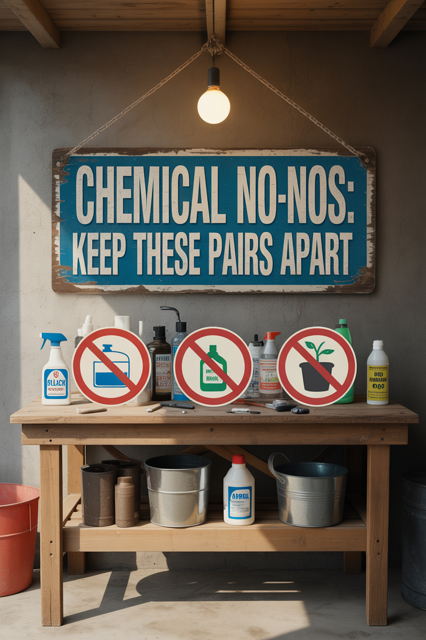 What’s the Best Way to Store Hazardous and Flammable Materials in Your Garage? 5 Killer Combinations: Things to Keep Away from Each Other