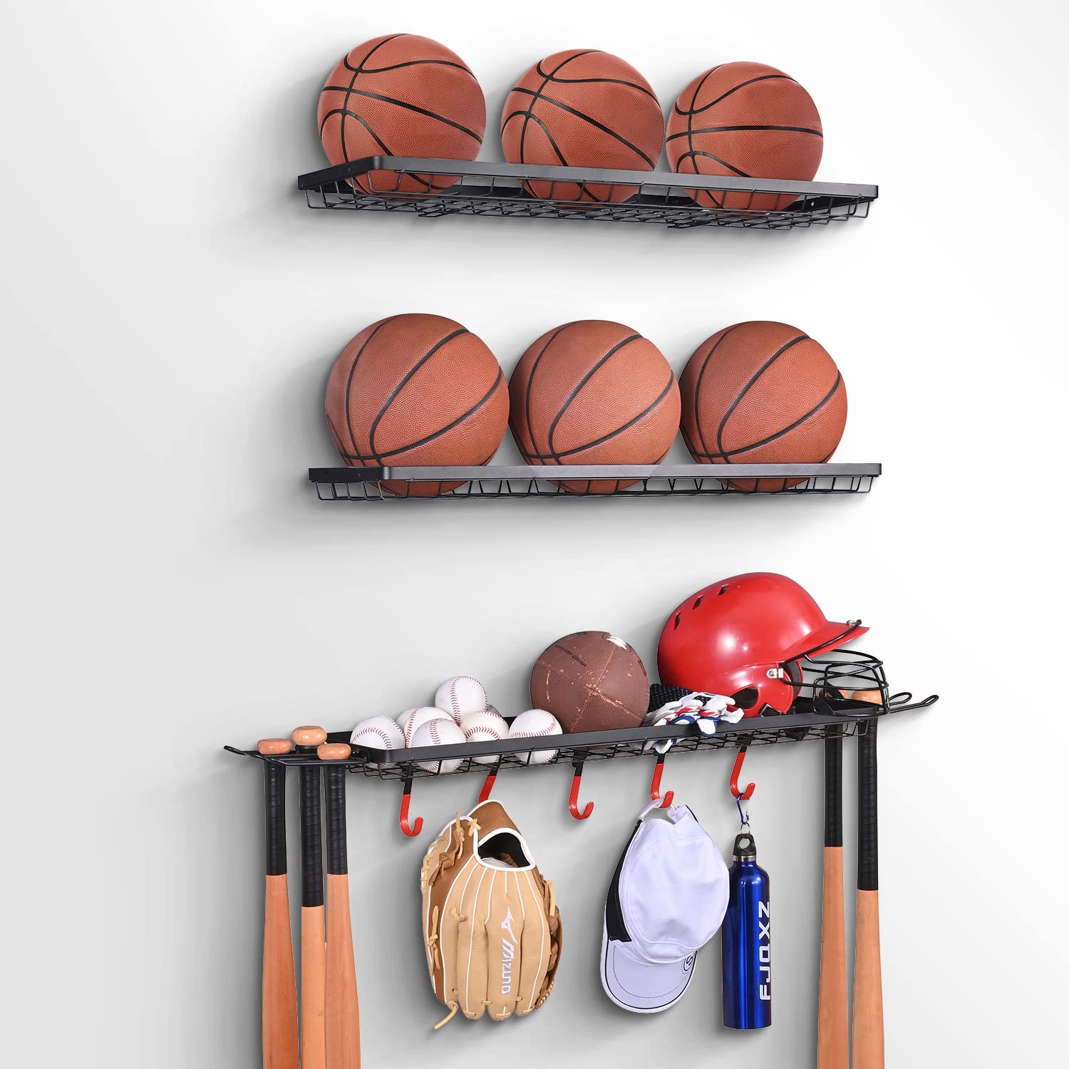 The Best Basketball Storage Near the Garage 28 Mythinglogic Wall-Mount Ball Rack