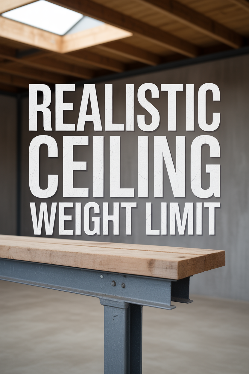 How to Estimate a Realistic Ceiling Weight Limit