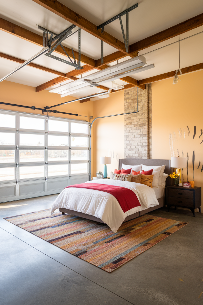 How to Turn Your Garage into a Stunning Bedroom Retreat 9 A Bright Idea: Your Electrical and Lighting Strategy