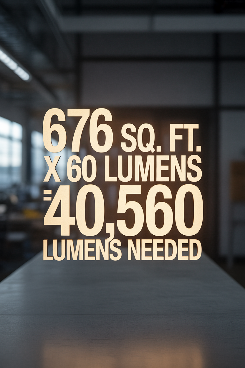 Don’t Get Left In the Dark! A Lighting Guide For Garages 10 Let’s Do the Math: A Real-World Lighting Calculation