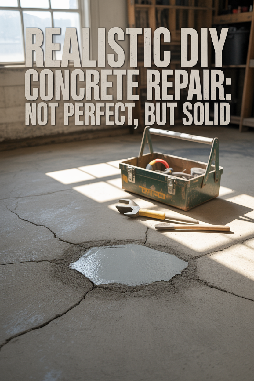 What to Expect: The Real Look of a DIY Concrete Repair