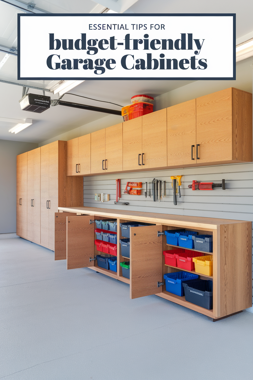 How to Build Budget-Friendly Garage Cabinets for Ultimate Organization 3 Your Quick-Start Guide to DIY Cabinet Success