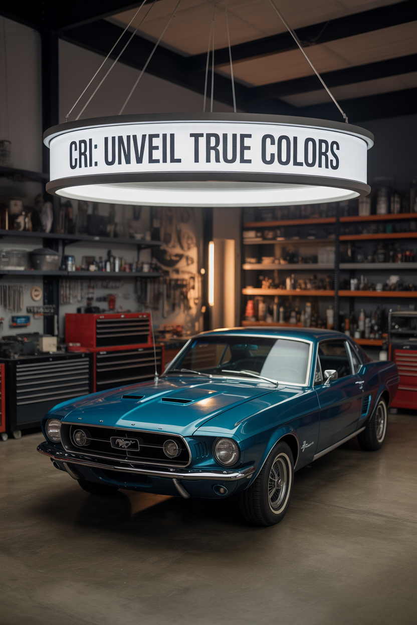 Don’t Get Left In the Dark! A Lighting Guide For Garages 4 See Colors Clearly: What is the Color Rendering Index (CRI)?