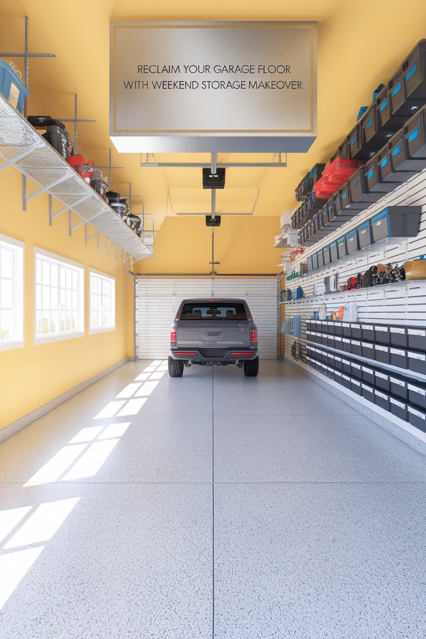 The Weekend Challenge: How to Reclaim Your Garage Floor