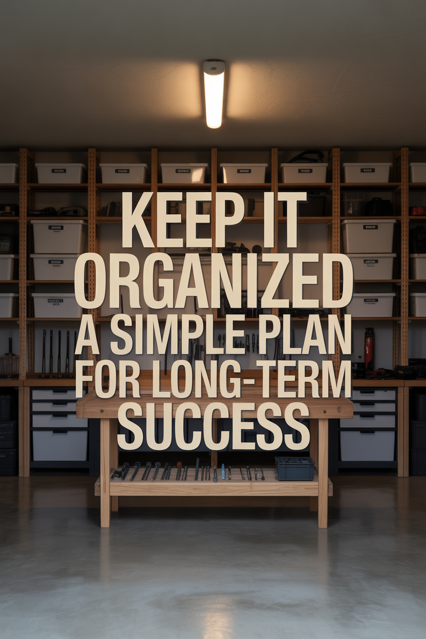 Keep It Organized: A Simple Plan for Long-Term Success